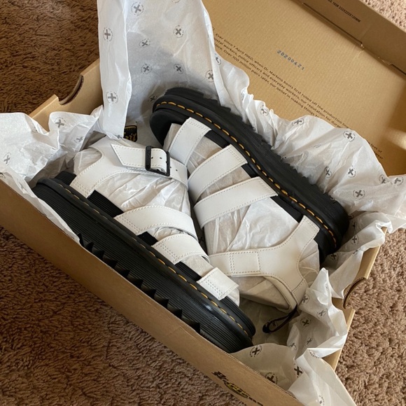 Dr. Martens Shoes - BLAIRE WOMEN’S HYDRO LEATHER GLADIATOR SANDALS